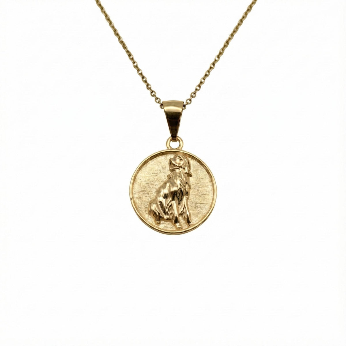 Labrador Retriever Medallion | Loyal Companion Talisman, styled view