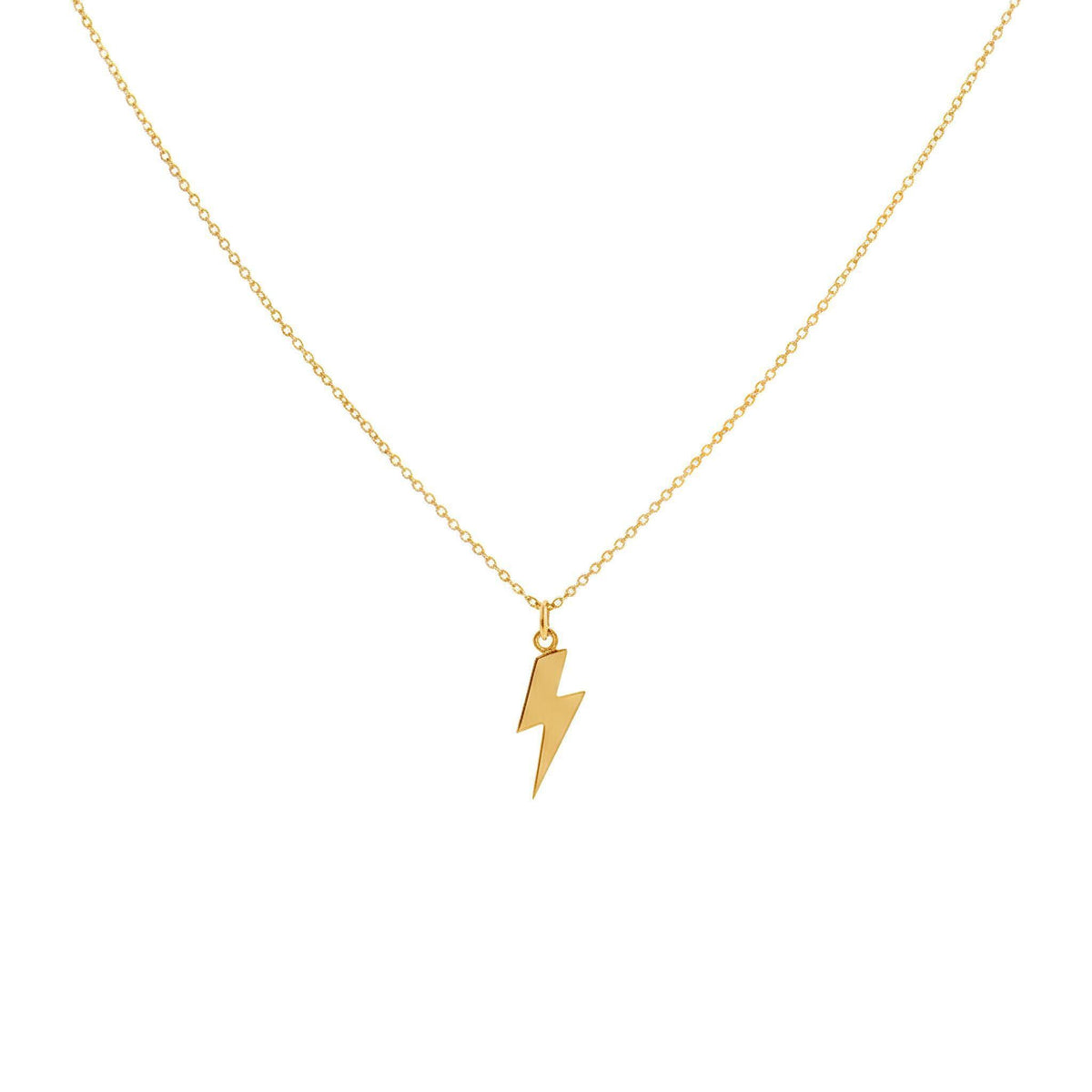 Lightning Bolt Necklace | Empowerment Talisman, alternate angle