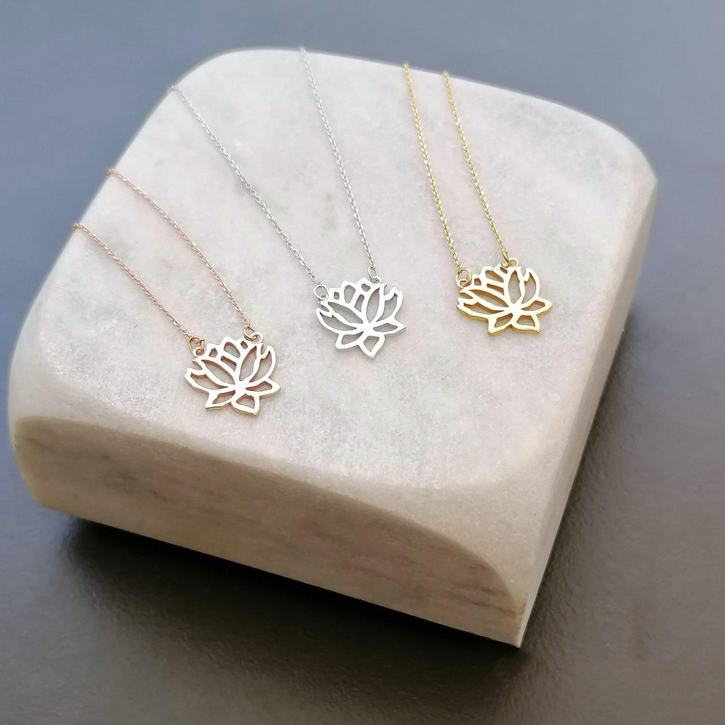 Lotus Necklace | Symbol of Purity & Resilience, additional detail