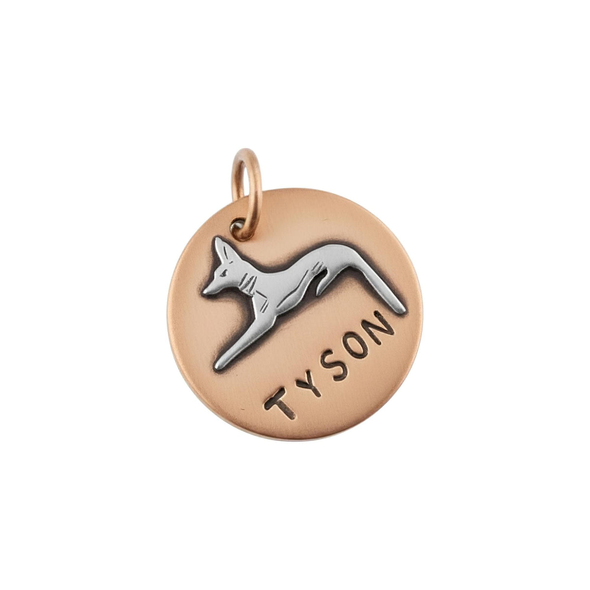 The Guardian of Souls Token | Artisan Anubis Pet ID & Custom Egyptian Dog Tag, front view