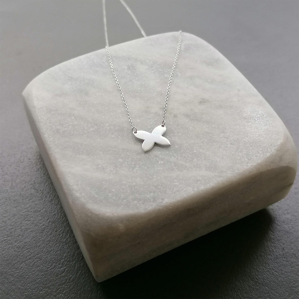Butterfly Necklace | Transformation & Growth Charm, close-up detail