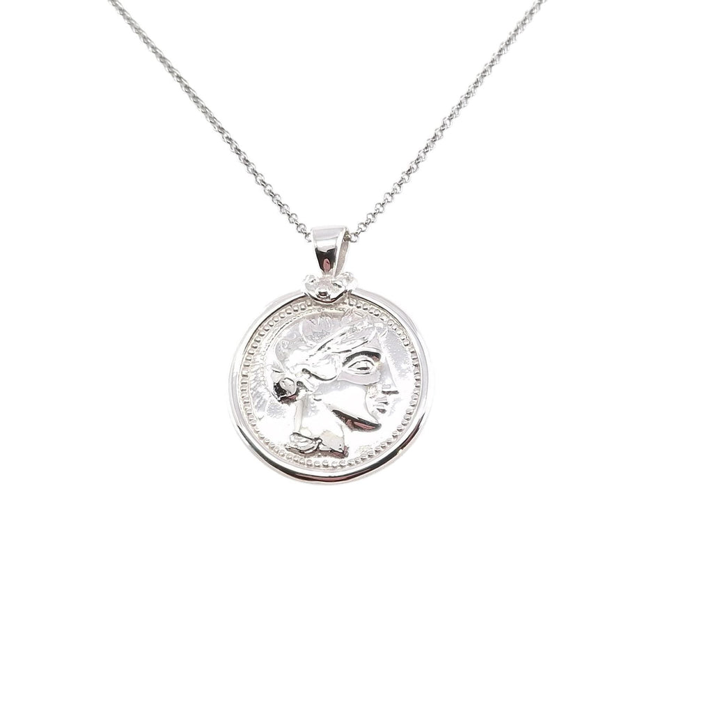 Athenian Owl Tetradrachm Necklace | Ancient Greek Wisdom Coin