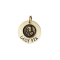 The Lady Sigil | Artisan Lady Pet ID & Custom Engraved Dog Tag, front view