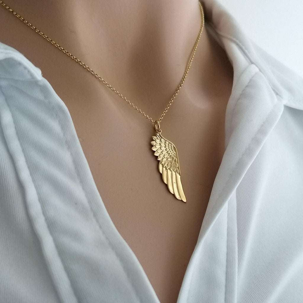 Angel Wing Necklace | New Beginnings Talisman, styled view
