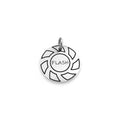 Motion Dog Tag | Custom Engraved Pet ID Collar Charm, front view