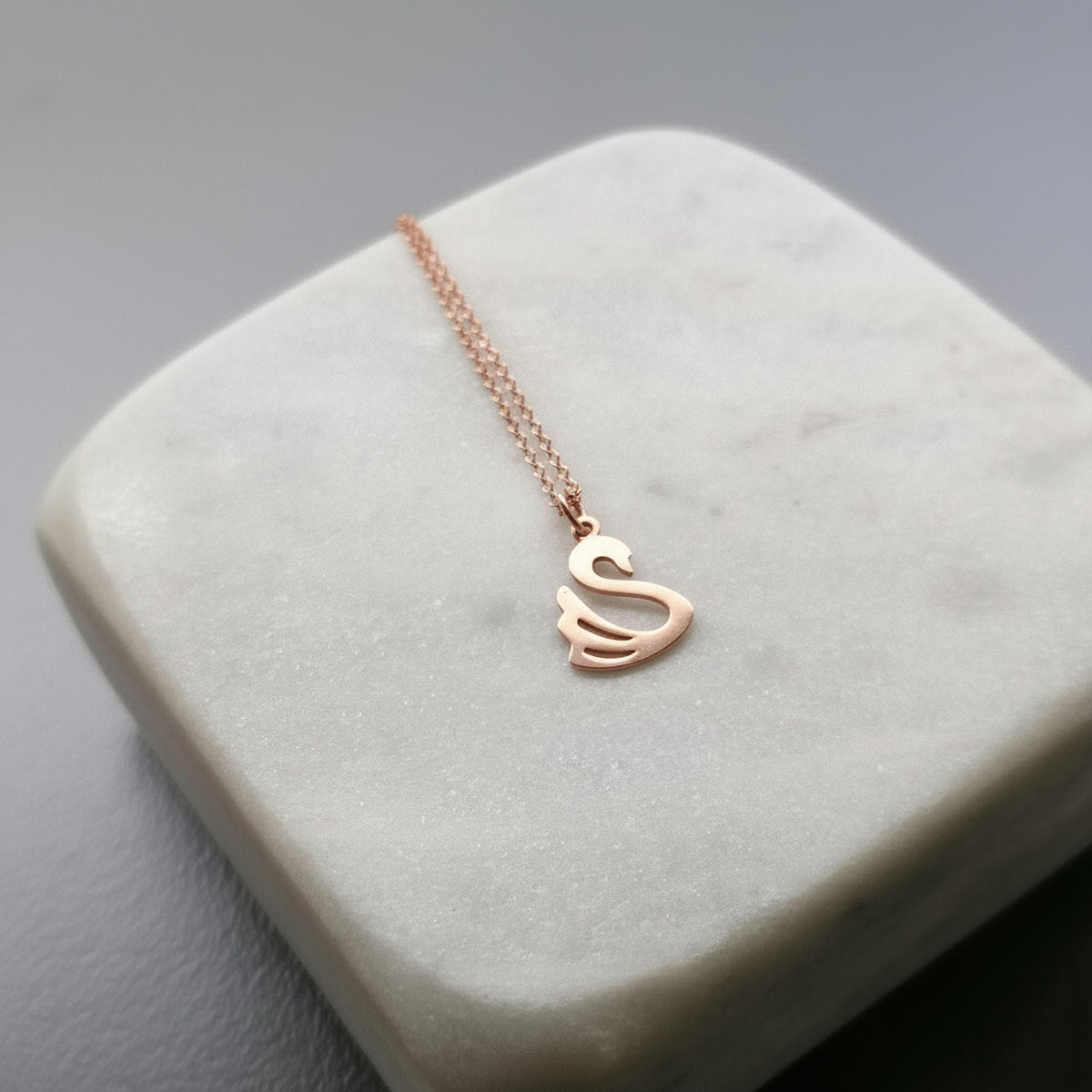 Swan Necklace | Symbol of Grace & Transformation, styled view