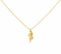 Little Girl's Fairy Necklace | Magic Wish Charm, in Yellow Gold Plated finish